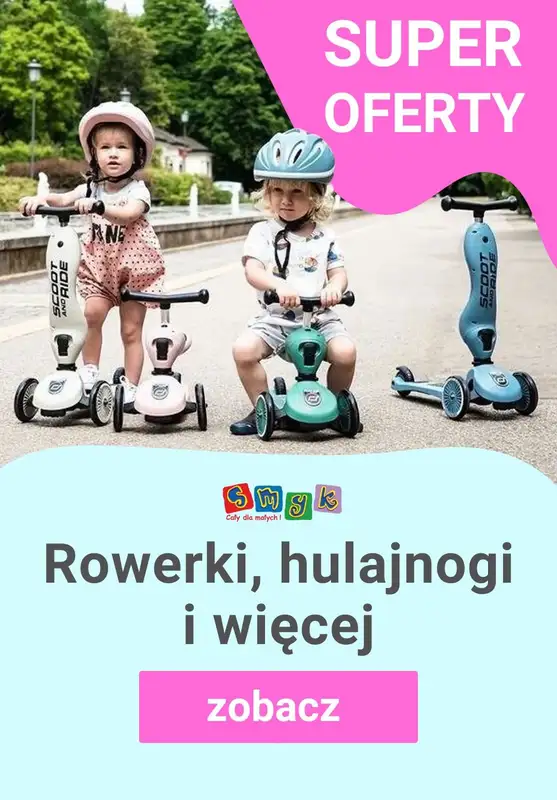 2024 ROWERY - gazetka promocyjna SMYK | Rowerki od 119,99 zł i akcesoria od wtorku 16.04 do poniedziałku 22.04
