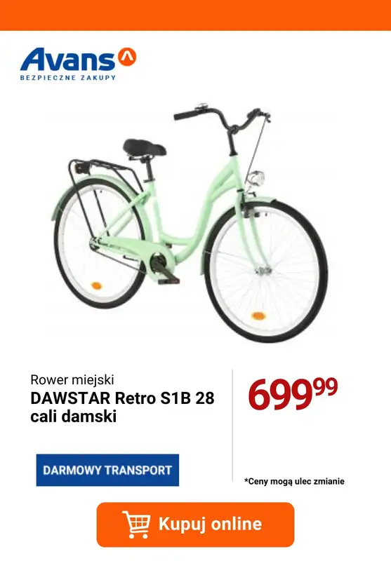 2024 ROWERY - gazetka promocyjna Avans | Odjazdowa oferta rowerowa od wtorku 16.04 do poniedziałku 22.04 - strona 2