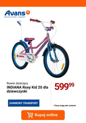 2024 ROWERY - gazetka promocyjna Avans | Odjazdowa oferta rowerowa od wtorku 16.04 do poniedziałku 22.04 - strona 6