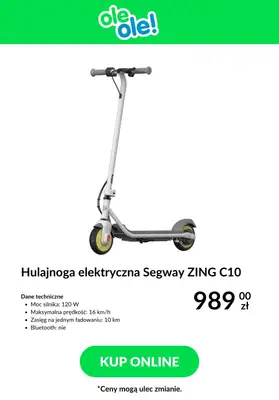 2024 ROWERY - gazetka promocyjna OleOle! | Hulajnogi elektryczne w SUPER cenach! od wtorku 16.04 do poniedziałku 22.04 - strona 4