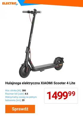 2024 ROWERY - gazetka promocyjna ELECTRO.pl | Hulajnogi elektryczne W EKSTRA OFERCIE! od czwartku 18.04  - strona 6 2024 ROWERY - gazetka promocyjna ELECTRO.pl | Hulajnogi elektryczne W EKSTRA OFERCIE! od czwartku 18.04  - strona 6