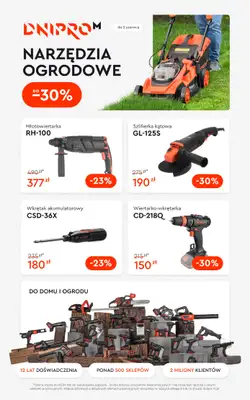 Dnipro-M - gazetka promocyjna Gazetka od poniedziałku 06.05 do środy 05.06