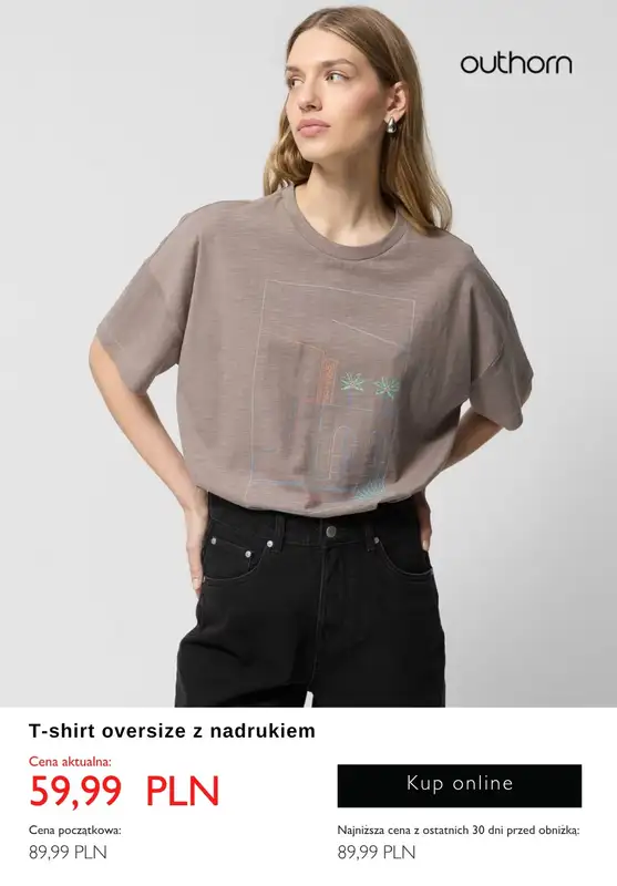 Outhorn - gazetka promocyjna Koszulki dla niej i dla niego - PROMOCYJNE ceny! od czwartku 16.05 do wtorku 21.05 - strona 8