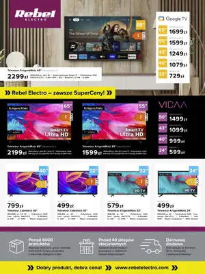 Rebel Electro - gazetka promocyjna Gazetka od środy 22.05 do niedzieli 30.06