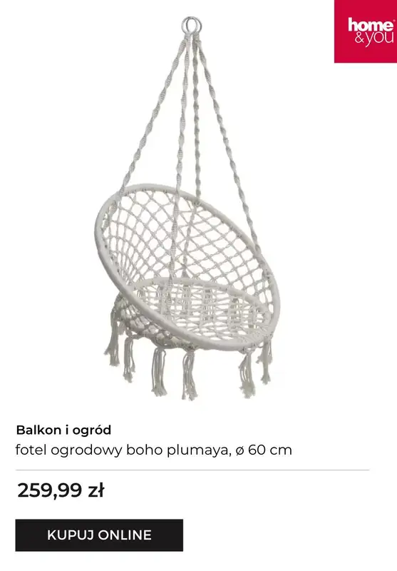 Długi weekend - gazetka promocyjna home&you | Atrakcyjne produkty na balkon i ogród od poniedziałku 27.05 do piątku 31.05 - strona 4