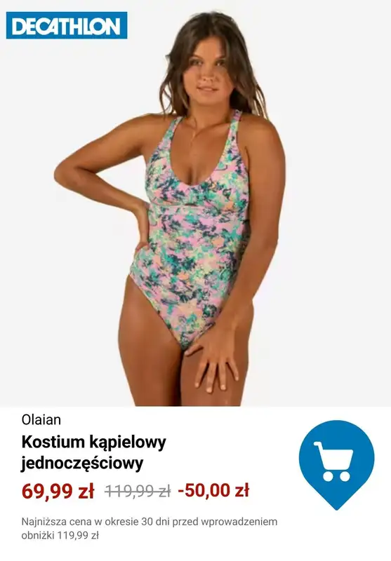 Długi weekend - gazetka promocyjna Decathlon | Stroje kąpielowe od 14,99 zł od poniedziałku 27.05  - strona 6