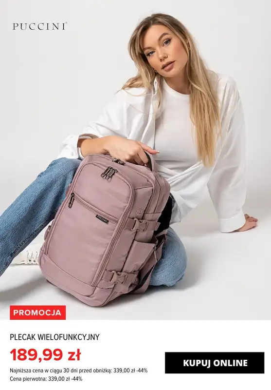Długi weekend - gazetka promocyjna Puccini | Extra -25% na drugi produkt z kolekcji EASY PACK od poniedziałku 27.05 do niedzieli 02.06 - strona 3