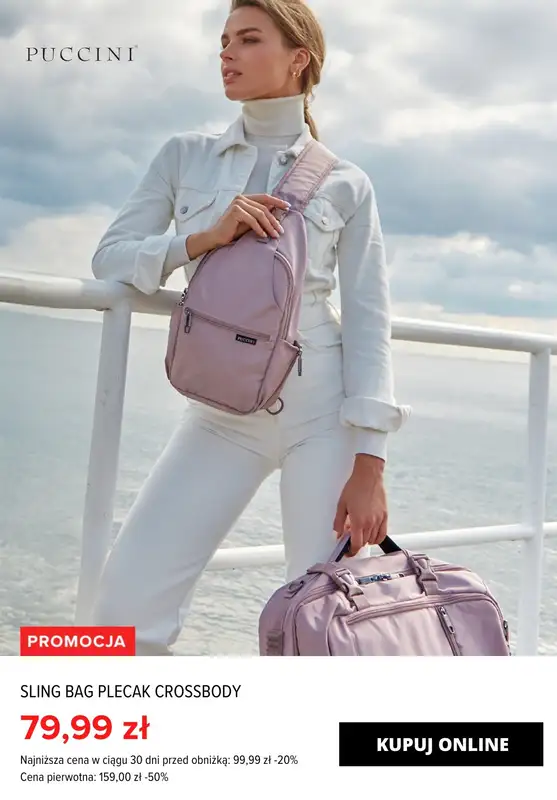 Długi weekend - gazetka promocyjna Puccini | Extra -25% na drugi produkt z kolekcji EASY PACK od poniedziałku 27.05 do niedzieli 02.06 - strona 4