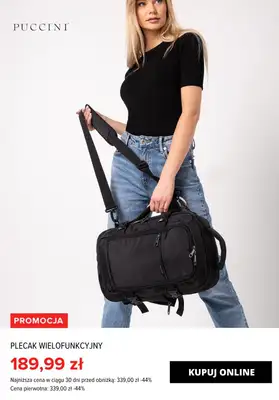 Długi weekend - gazetka promocyjna Puccini | Extra -25% na drugi produkt z kolekcji EASY PACK od poniedziałku 27.05 do niedzieli 02.06 - strona 5 Długi weekend - gazetka promocyjna Puccini | Extra -25% na drugi produkt z kolekcji EASY PACK od poniedziałku 27.05 do niedzieli 02.06 - strona 5