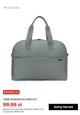 Długi weekend - gazetka promocyjna Puccini | Extra -25% na drugi produkt z kolekcji EASY PACK od poniedziałku 27.05 do niedzieli 02.06 - strona 7 Długi weekend - gazetka promocyjna Puccini | Extra -25% na drugi produkt z kolekcji EASY PACK od poniedziałku 27.05 do niedzieli 02.06 - strona 7