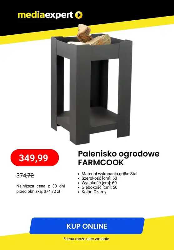 Długi weekend - gazetka promocyjna Media Expert | Mega oferty na grillowanie od poniedziałku 27.05  - strona 4