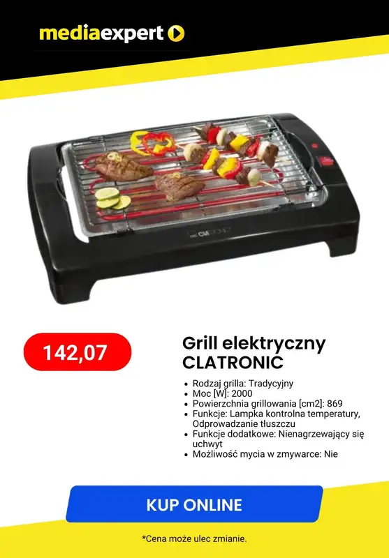 Długi weekend - gazetka promocyjna Media Expert | Mega oferty na grillowanie od poniedziałku 27.05  - strona 5