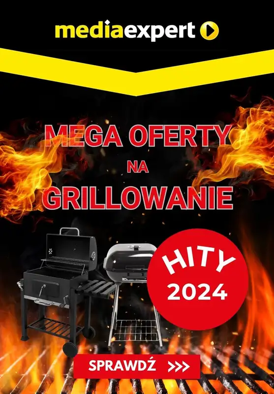Długi weekend - gazetka promocyjna Media Expert | Mega oferty na grillowanie od poniedziałku 27.05 