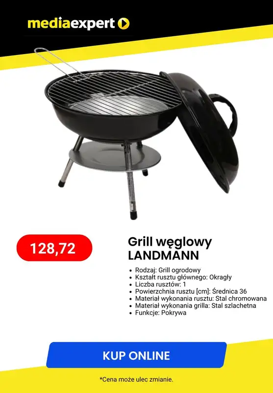 Długi weekend - gazetka promocyjna Media Expert | Mega oferty na grillowanie od poniedziałku 27.05  - strona 8