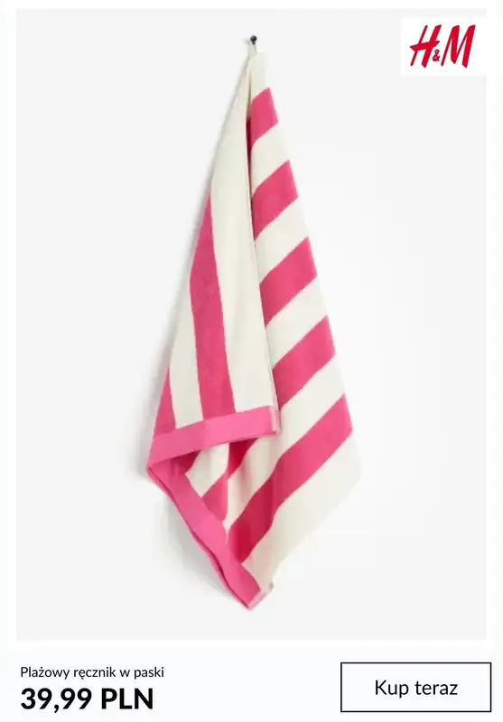 Długi weekend - gazetka promocyjna H&M | Ręczniki plażowe od 39,99 zł od poniedziałku 27.05 do niedzieli 02.06 - strona 2