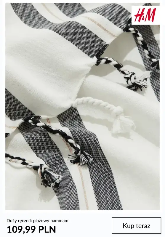 Długi weekend - gazetka promocyjna H&M | Ręczniki plażowe od 39,99 zł od poniedziałku 27.05 do niedzieli 02.06 - strona 3