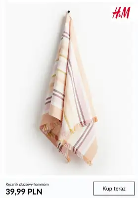 Długi weekend - gazetka promocyjna H&M | Ręczniki plażowe od 39,99 zł od poniedziałku 27.05 do niedzieli 02.06 - strona 4