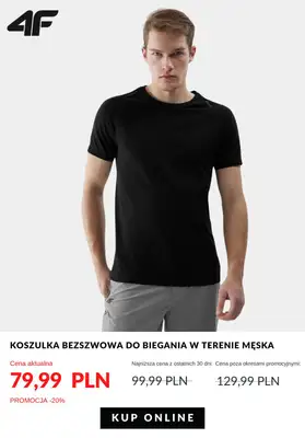 Długi weekend - gazetka promocyjna 4F | Odzież trekkingowa - ruszaj na szlak od poniedziałku 27.05  - strona 9