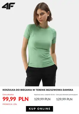 Długi weekend - gazetka promocyjna 4F | Odzież trekkingowa - ruszaj na szlak od poniedziałku 27.05  - strona 5