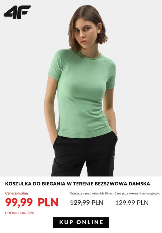 Długi weekend - gazetka promocyjna 4F | Odzież trekkingowa - ruszaj na szlak od poniedziałku 27.05  - strona 5