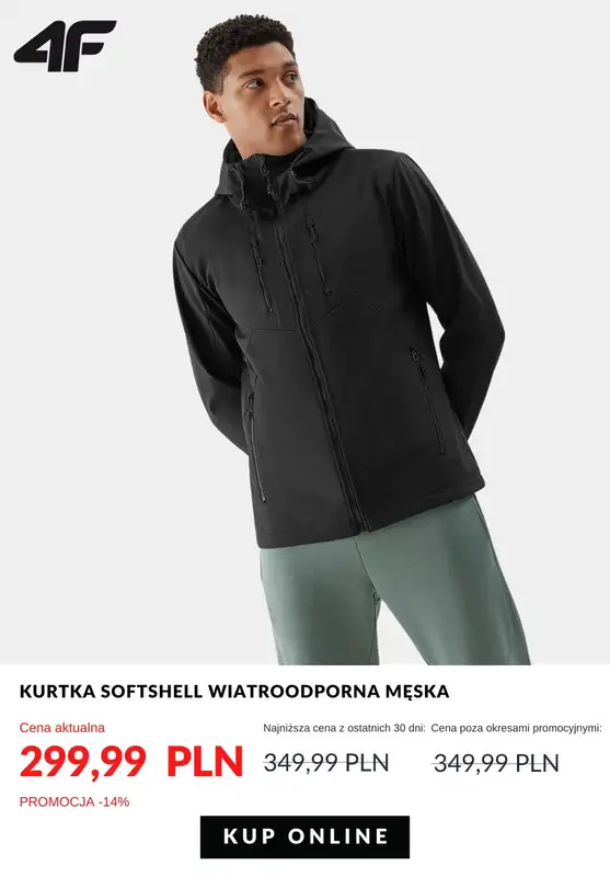 Długi weekend - gazetka promocyjna 4F | Odzież trekkingowa - ruszaj na szlak od poniedziałku 27.05  - strona 2