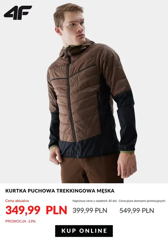 Długi weekend - gazetka promocyjna 4F | Odzież trekkingowa - ruszaj na szlak od poniedziałku 27.05  - strona 6