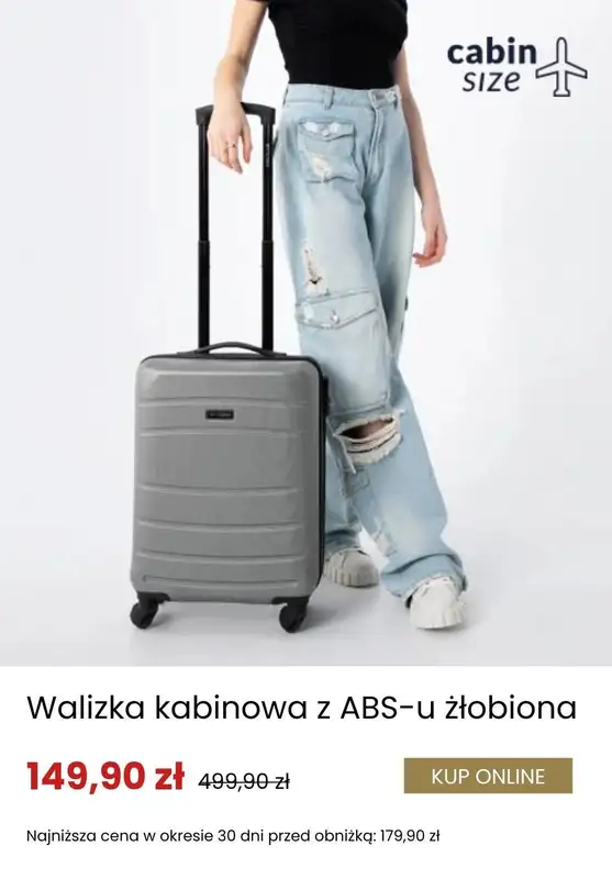 Długi weekend - gazetka promocyjna Bagaż na weekendowy wyjazd SUPER CENY! | ccc, decathlon i inni... od wtorku 28.05 do niedzieli 02.06 - strona 29