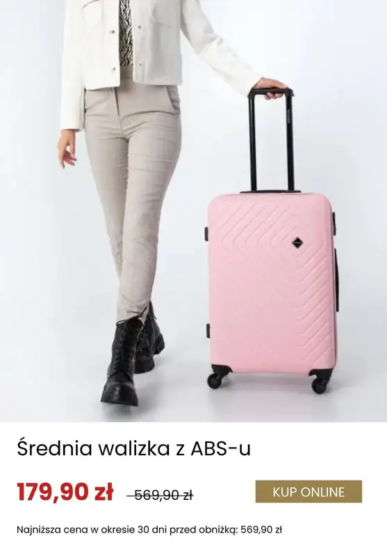 Długi weekend - gazetka promocyjna Bagaż na weekendowy wyjazd SUPER CENY! | ccc, decathlon i inni... od wtorku 28.05 do niedzieli 02.06 - strona 30