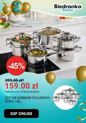 Biedronka Home - gazetka promocyjna Drugie urodziny Biedronka Home! od poniedziałku 03.06 do niedzieli 09.06 - strona 2