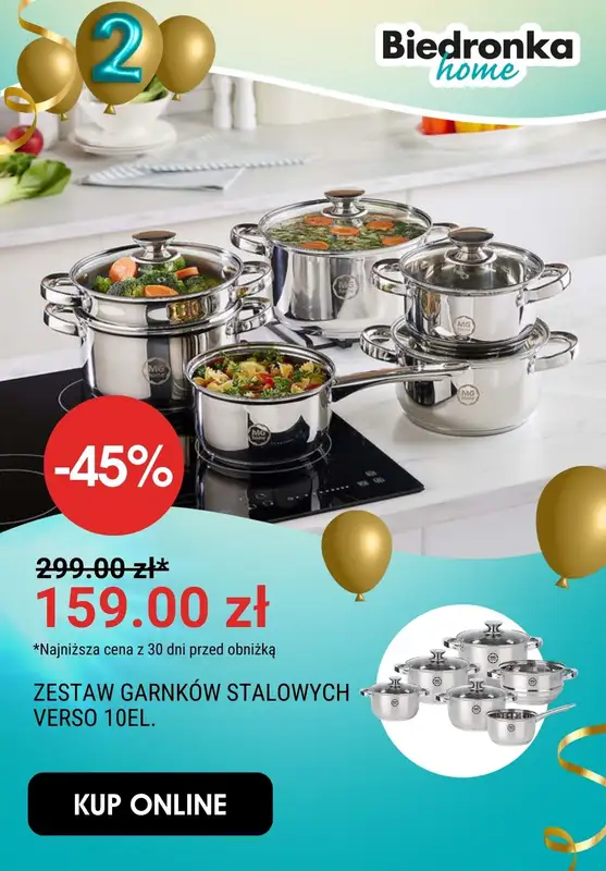 Biedronka Home - gazetka promocyjna Drugie urodziny Biedronka Home! od poniedziałku 03.06 do niedzieli 09.06 - strona 2