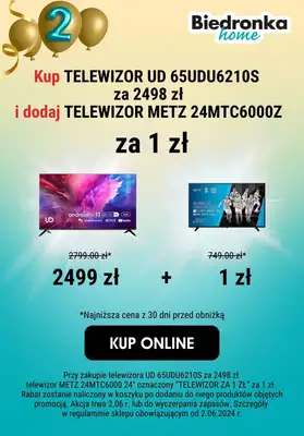 Biedronka Home - gazetka promocyjna Drugie urodziny Biedronka Home! od poniedziałku 03.06 do niedzieli 09.06 - strona 4