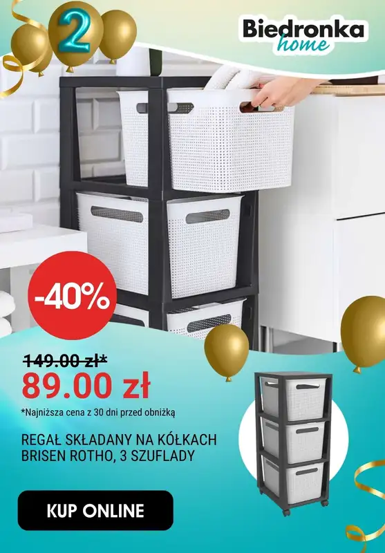 Biedronka Home - gazetka promocyjna Drugie urodziny Biedronka Home! od poniedziałku 03.06 do niedzieli 09.06 - strona 11