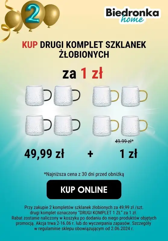 Biedronka Home - gazetka promocyjna Drugie urodziny Biedronka Home! od poniedziałku 10.06 do niedzieli 16.06 - strona 5