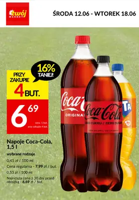 2024 EURO - gazetka promocyjna Napoje gazowane - gdzie taniej? od środy 12.06 do soboty 15.06 - strona 7