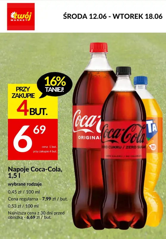 2024 EURO - gazetka promocyjna Napoje gazowane - gdzie taniej? od środy 12.06 do soboty 15.06 - strona 7