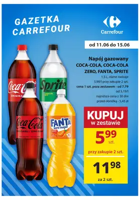 2024 EURO - gazetka promocyjna Napoje gazowane - gdzie taniej? od środy 12.06 do soboty 15.06 - strona 6