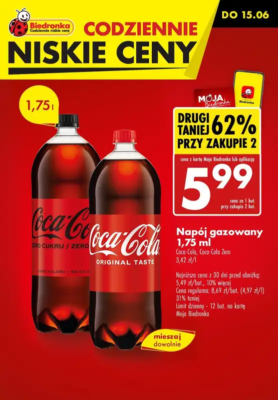2024 EURO - gazetka promocyjna Napoje gazowane - gdzie taniej? od środy 12.06 do soboty 15.06 - strona 5