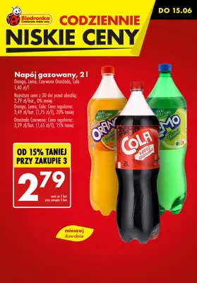 2024 EURO - gazetka promocyjna Napoje gazowane - gdzie taniej? od środy 12.06 do soboty 15.06 - strona 2