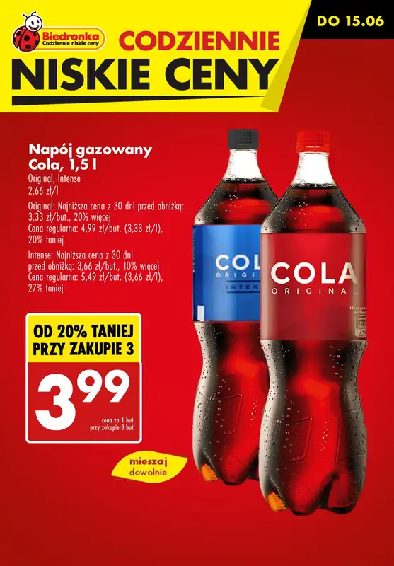 2024 EURO - gazetka promocyjna Napoje gazowane - gdzie taniej? od środy 12.06 do soboty 15.06 - strona 4