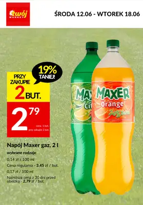 2024 EURO - gazetka promocyjna Napoje gazowane - gdzie taniej? od środy 12.06 do soboty 15.06 - strona 10