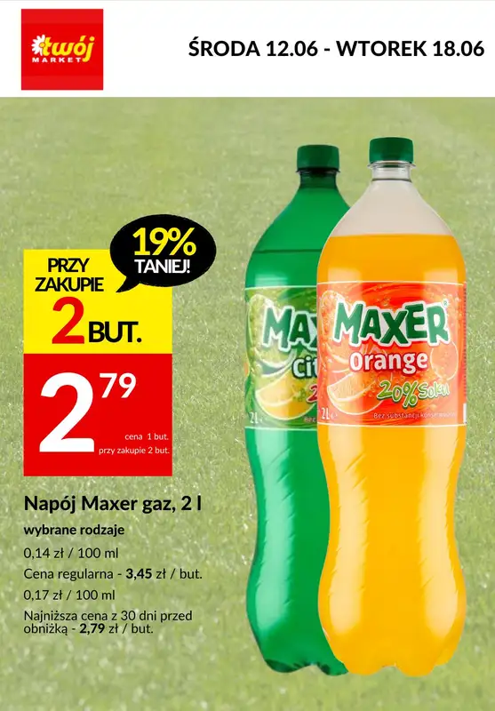 2024 EURO - gazetka promocyjna Napoje gazowane - gdzie taniej? od środy 12.06 do soboty 15.06 - strona 10