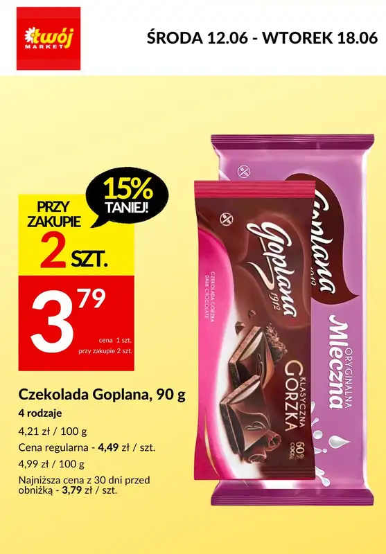 2024 EURO - gazetka promocyjna Słodycze - gdzie taniej? od środy 12.06 do soboty 15.06 - strona 16