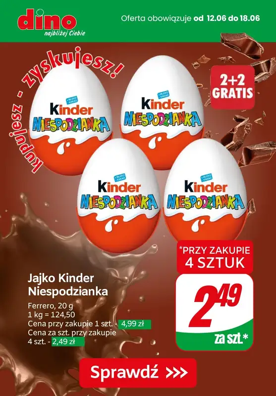 2024 EURO - gazetka promocyjna Słodycze - gdzie taniej? od środy 12.06 do soboty 15.06 - strona 12