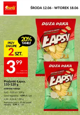 2024 EURO - gazetka promocyjna CHIPSY - gdzie taniej? od środy 12.06 do soboty 15.06 - strona 2