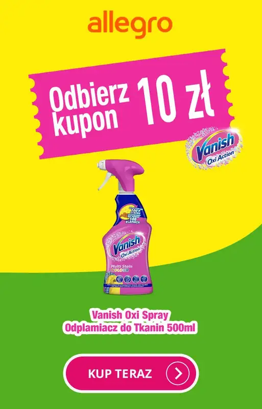 Vanish - gazetka promocyjna Vanish - atrakcyjne oferty na Allegro! od środy 12.06 do niedzieli 23.06 - strona 8