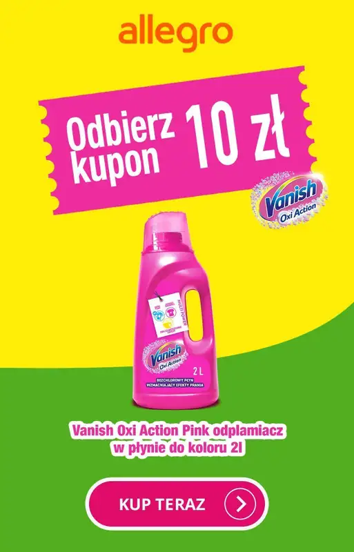 Vanish - gazetka promocyjna Vanish - atrakcyjne oferty na Allegro! od środy 12.06 do niedzieli 23.06 - strona 6