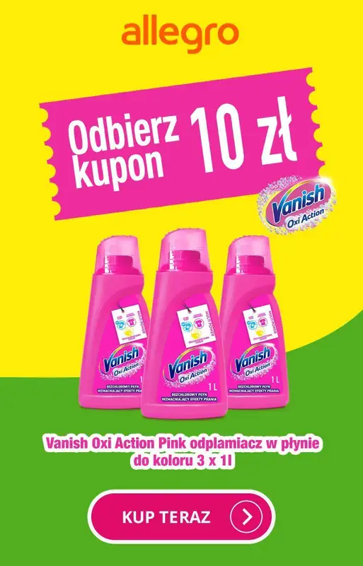 Vanish - gazetka promocyjna Vanish - atrakcyjne oferty na Allegro! od środy 12.06 do niedzieli 23.06 - strona 3