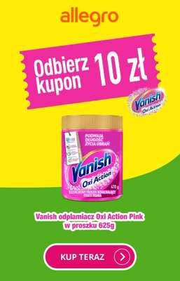 Vanish - gazetka promocyjna Vanish - atrakcyjne oferty na Allegro! od środy 12.06 do niedzieli 23.06