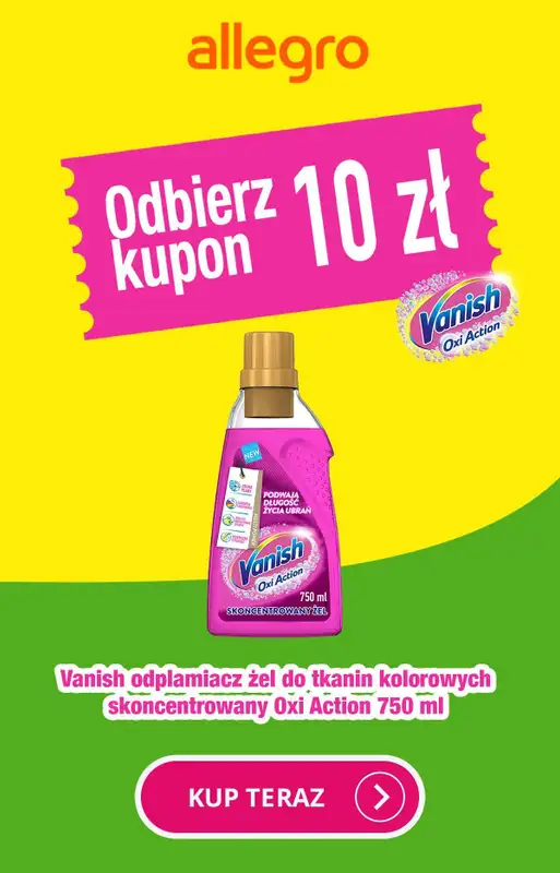 Vanish - gazetka promocyjna Vanish - atrakcyjne oferty na Allegro! od środy 12.06 do niedzieli 23.06 - strona 7