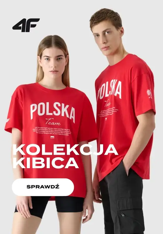 2024 EURO - gazetka promocyjna 4F | Kolekcja kibica od wtorku 18.06 do wtorku 25.06